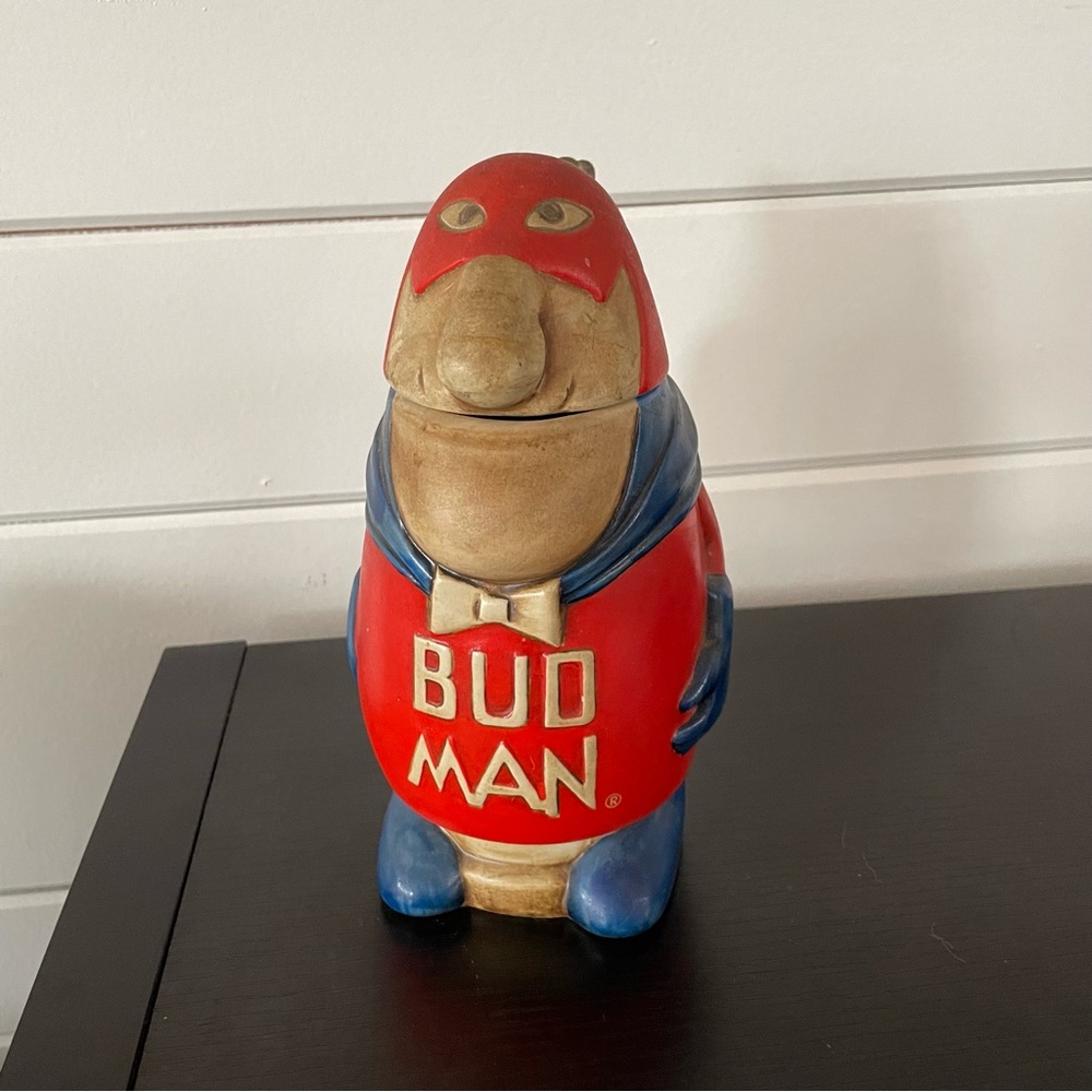 Rare Vintage ‘Budman’ Budweiser Collectible Beer Stein Limited Edition